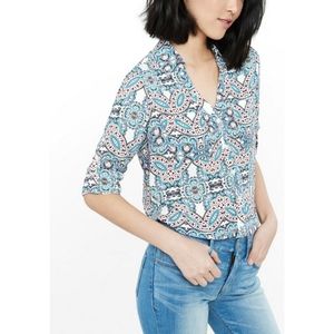 DONATED Express Ornate Paisley Original Fit Portofino